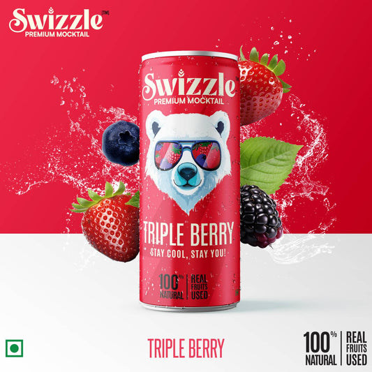Triple Berry (Swizzle Mocktail Special)