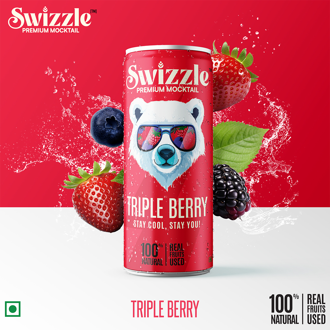 Triple Berry (Swizzle Mocktails / Premium Mocktails Special)