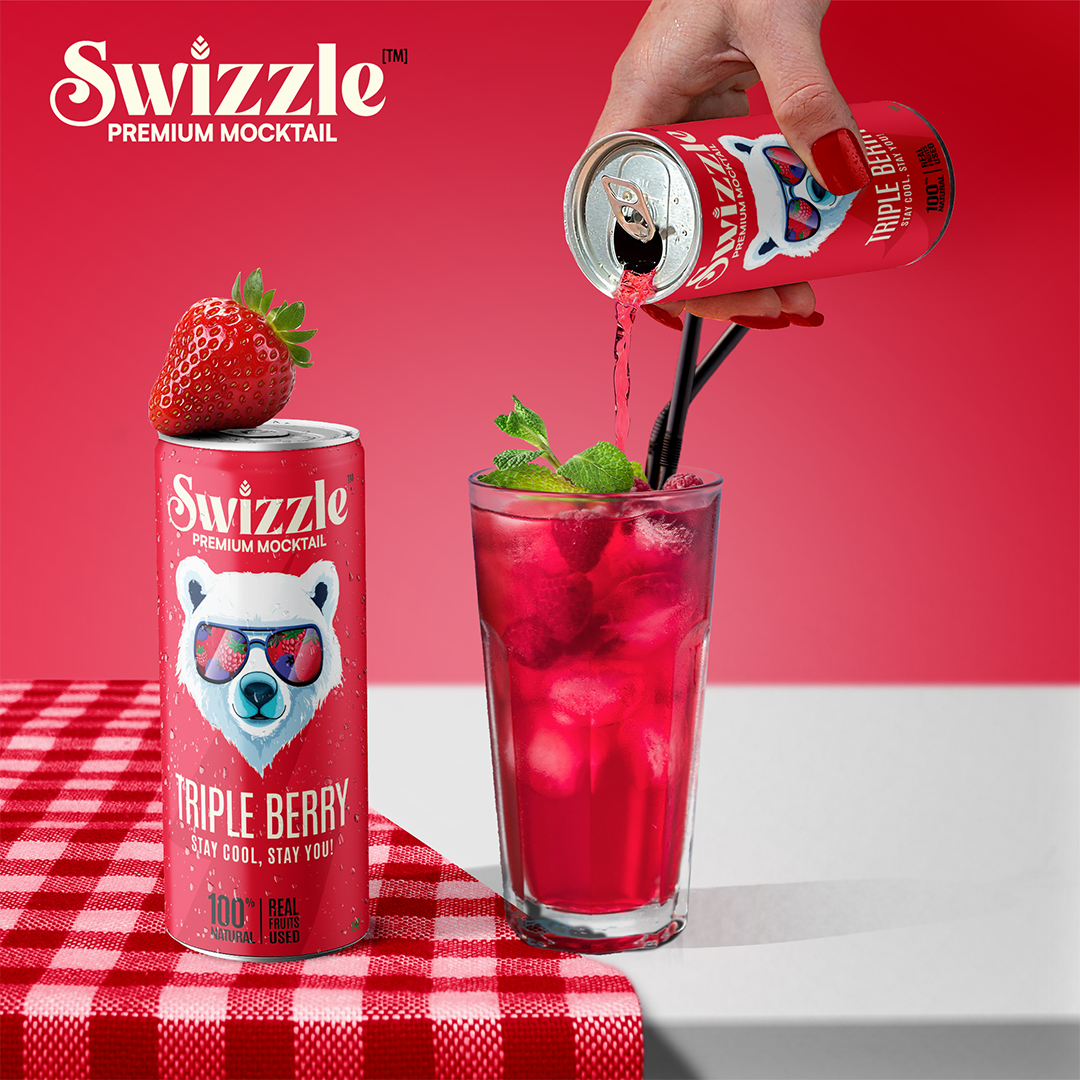 Triple Berry (Swizzle Mocktails / Premium Mocktails Special)