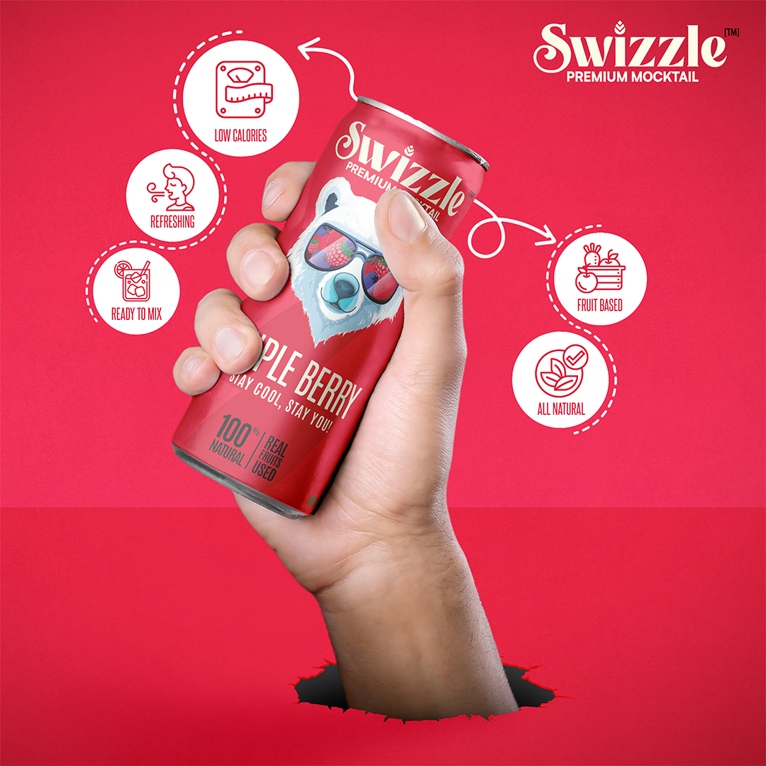 Triple Berry (Swizzle Mocktails / Premium Mocktails Special)