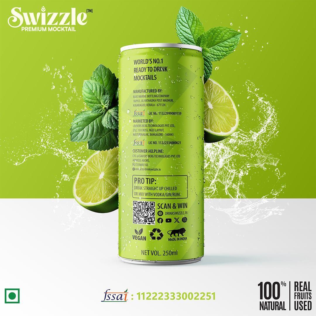 Assorted Flavours Mocktails / Premium Mocktails Combo (Pack of 4)